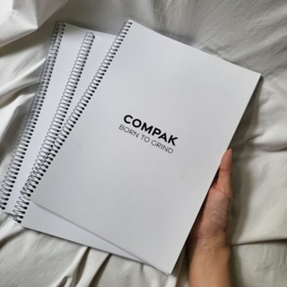 Compack Born to grind notebook สมุดจด A4 มีกริด ฉีกได้ สมุดโน๊ต