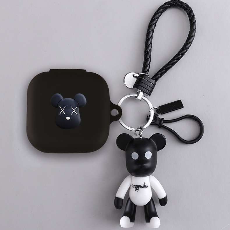 ❤❤❤💯Beats Fit Pro Case Tide Brand Violent Bear Kaws Keychain Pendant Beats Studio Buds Silicone Sof