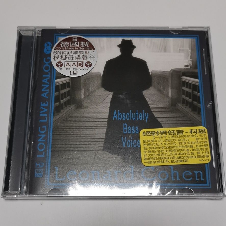 【CD】 Leonard Cohen Absolutely Bass Voice CD ใหม่ยังไม่ได้เปิด