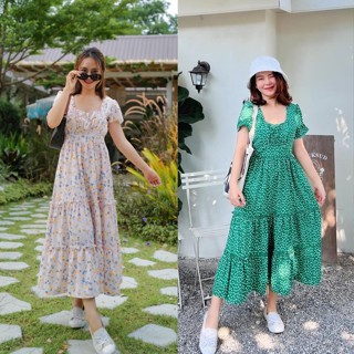 Chic No.9 : ชุดเดรส Dress - Blossom Women👋ปัดซ้ายที่รูปเพื่อดูขนาดสินค้า