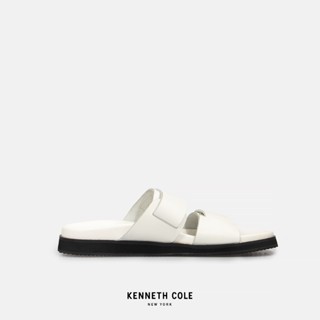 KENNETH COLE รองเท้าแตะผู้ชาย รุ่น STEEL DBL SANDAL สีขาว ( SAN - MKS2011LE-110 )