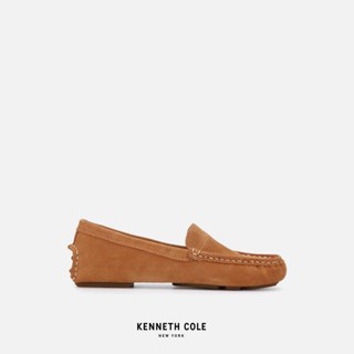 KENNETH COLE รองเท้าส้นแบนผู้หญิง รุ่น MINA DRIVER 2 สีน้ำตาล ( FLT - GSF1032SU-901 )