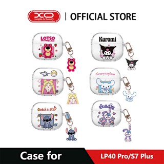 XO หูฟังบลูทูธ เคสป้องกันลายการ์ตูนสำหรับ  LP40 Pro/ S7 Plus