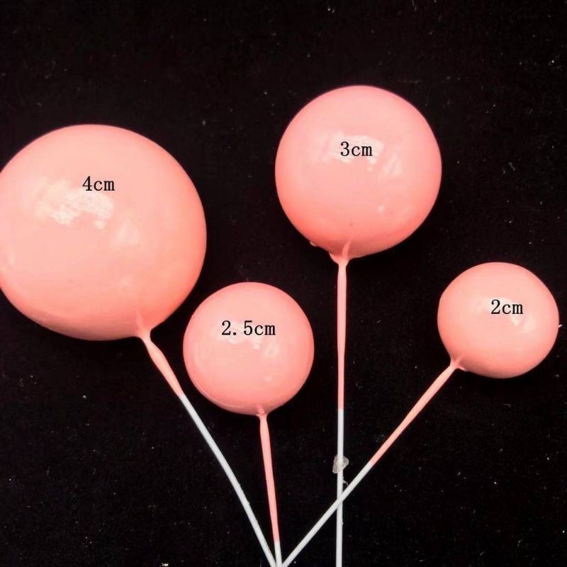 ลูกบอลตกแต่งเค้กใหม่ แบบปัก สีมากาลอง สวยงาม - รูปที่ 6