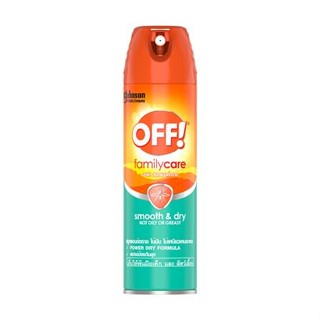 สเปรย์ป้องกันยุง OFF FAMILYCARE SMOOTH&amp;DRY 113 กรัม