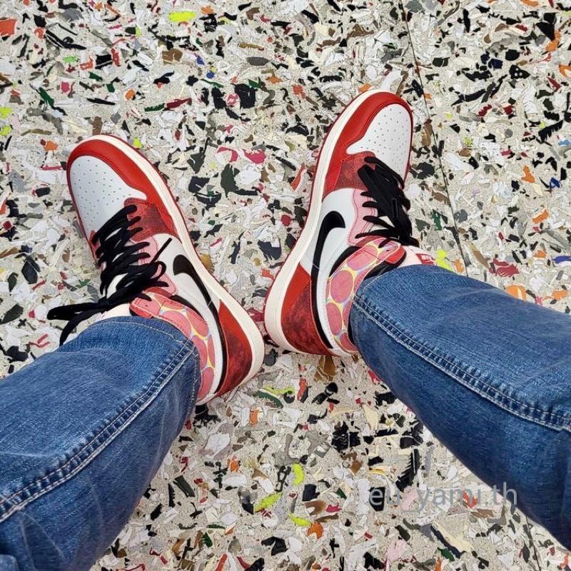 ของแท้ 100% Nike Jordan 1 High OG Spider-Man Across The Spider Verse