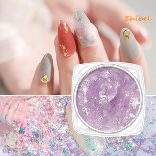 HOT_ เล็บ Glitter Cloud Brocade Powder DIY เล็บ Aurora Shimmer Sequins เครื่องประดับอุปกรณ์แต่งเล็บ