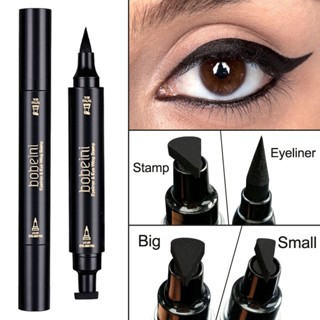 2ใน1 อายไลเนอร์ อายไลเนอร์แสตมป์ กันน้ำ หัวเล็ก อายไลเนอร์ชนิดน้ำ สีดำ 2 in 1Stamp Eyeliner พร้อมส่ง