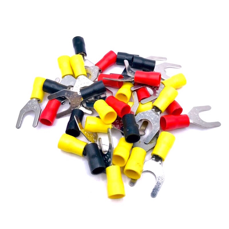 Terminal Crimp หางปลาแฉก SV 5.5-8 ขั้วต่อสาย ขั้วต่อแบต (แพ็ค10ตัว) (แพ็ค100ตัว) มีสินค้าพร้อมจัดส่งในไทย