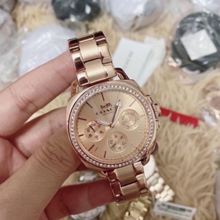 ⏰ นาฬิกาcoach รุ่นมิกกี้หน้า3ปุ่ม 40mm.
มี3สี สวยมาก เงิน /ทอง /Rose Gold