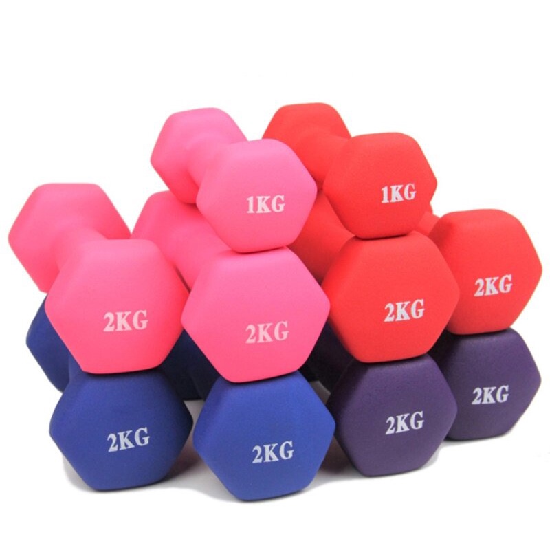 ดัมเบล Dumbbells สำหรับลดไขมันต้นแขน ออกกำลังกาย ฟิตเนส 1-2 Kg. 1 ชิ้น