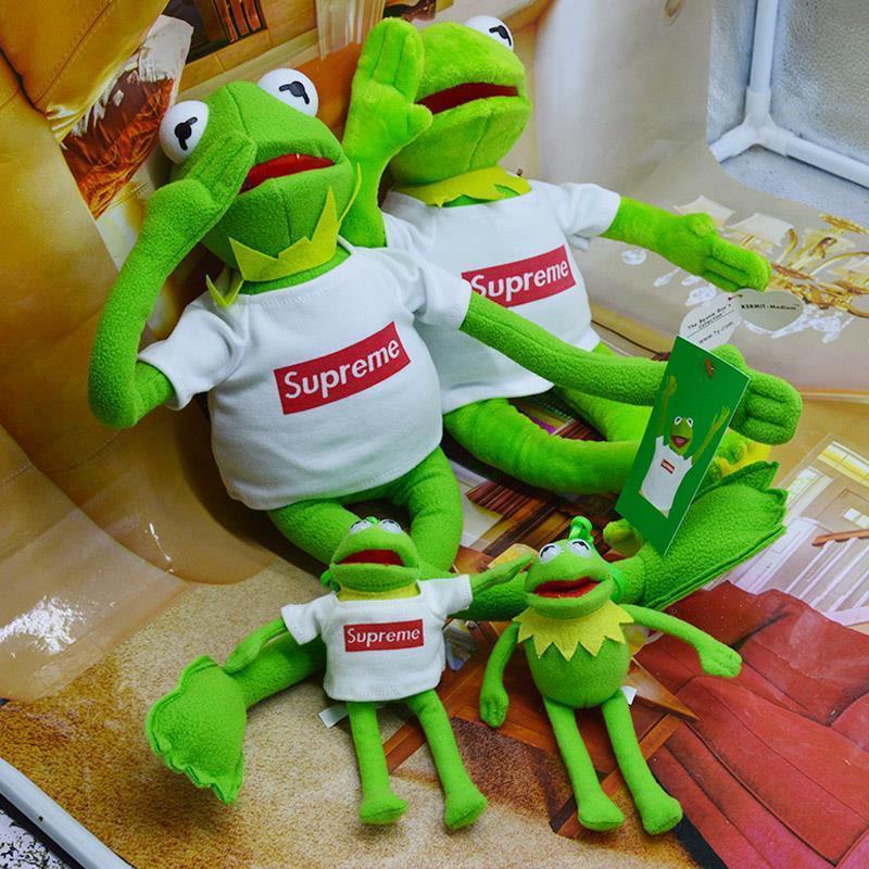 ตุ๊กตากบ Supreme Sesame Street Kermit the Frog Kermit Comey ของขวัญวันเกิด