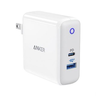 หัวชาร์จ 2 พอร์ต 30 วัตต์ ANKER POWERPORT II PD 1PD&amp;1PIQ2.0 สีขาว