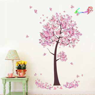 【AG】Wall Sticker Butterflies Eco-friendly PVC Fashion Tree Wall Decor for Living Room