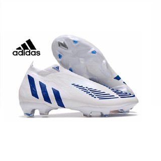 Adidas Predator Edge+ FG รองเท้าบูทฟุตบอล กันน้ํา ข้อสูง 16