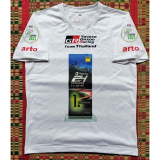 เสื้อทีมแข่งรถ Toyota Gazoo racing team Thailand