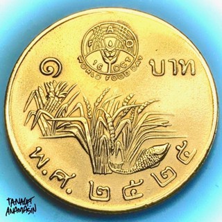 เหรียญกษาปณ์เคลือบทองคำบริสุทธิ์ 24k วาระ 1 : FAO