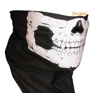 HOT_ Skull Bike Motorcycle Paintball Ski Headband Neck Face Mask