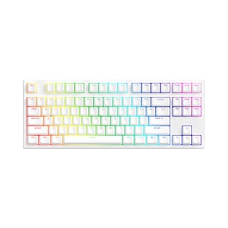 คีย์บอร์ด Hello Ganss GS3087 Wireless Mechanical Keyboard (EN/TH) White + Yellow SW