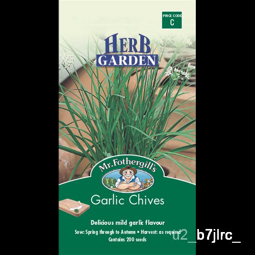 Mr Fothergill & #039; S Garlic Chives Herb Seeds