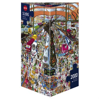 [สินค้าพรีออเดอร์] Heye Train Station jigsaw puzzle จิ๊กซอว์นำเข้า 2000 ชิ้น