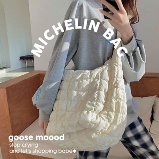 GOOSE MOOOD𓅼 MICHELIN BAG🥓 ใหญ่กว่าคนสะพายไปเลย