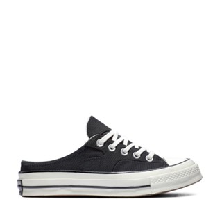 Converse รองเท้าผ้าใบ Sneakers คอนเวิร์ส Chuck 70 Mule Recycled Canvas Slip Black Unisex สีดำ - 172591Cs2Bkxx