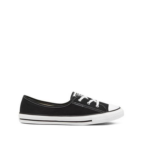 CONVERSE รองเท้าผ้าใบ รุ่น ALL STAR BALLET LACE SLIP BLACK - 566775CF_U0BKXX - สีดำ ผู้หญิง