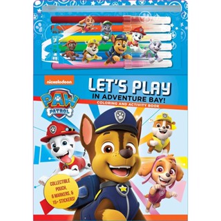 NEW! หนังสืออังกฤษ Lets Play in Adventure Bay Marker Pouch (Nickelodeon Paw Patrol) [ACC]