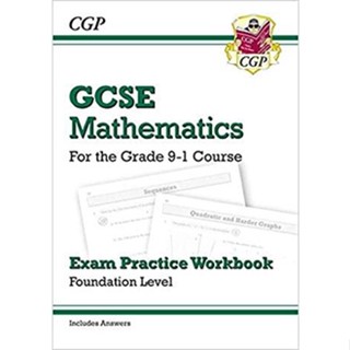 NEW! หนังสืออังกฤษ New GCSE Maths Exam Practice Workbook: Foundation - includes Video Solutions and Answers [Paperback]