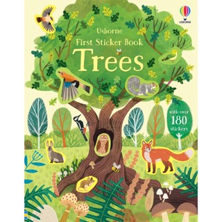 NEW! หนังสืออังกฤษ First Sticker Book Trees (First Sticker Books) [Paperback]