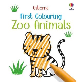 NEW! หนังสืออังกฤษ First Colouring Zoo Animals (First Colouring) [Paperback]