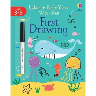 NEW! หนังสืออังกฤษ Early Years Wipe-Clean First Drawing (Usborne Early Years Wipe-clean) [Paperback]
