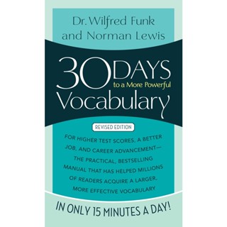 NEW! หนังสืออังกฤษ 30 Days to a More Powerful Vocabulary -- Paperback (English Language Edition) [Paperback]