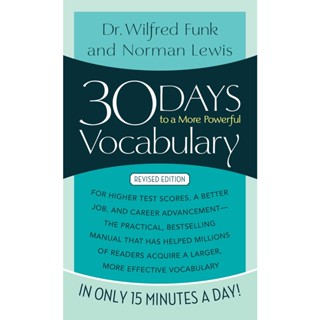 NEW! หนังสืออังกฤษ 30 Days to a More Powerful Vocabulary -- Paperback (English Language Edition) [Paperback]