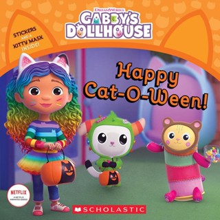 NEW! หนังสืออังกฤษ Happy Cat-O-Ween! (Gabbys Dollhouse Storybook) [Paperback]