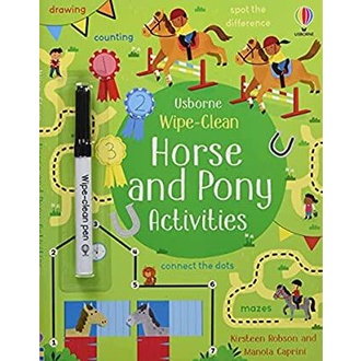 NEW! หนังสืออังกฤษ Wipe-Clean Horse and Pony Activities (Wipe-clean Activities) [Paperback]