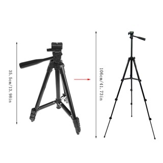 พร้อมส่งไทย ขาตั้งกล้อง ขาตั้งมือถือ รุ่นTRIPOD ขาตั้งกล้อง 3 ขา พร้อมหัวยึด  tablet mobile stand T4