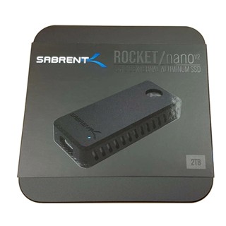 Sabrent 2TB Rocket Nano V2 USB 3.2 Gen 2x2 External SSD (1500 MB/s), SB-2TB-NAV2