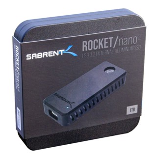 Sabrent 1TB Rocket Nano V2 USB 3.2 Gen 2x2 External SSD (1500 MB/s), SB-1TB-NAV2