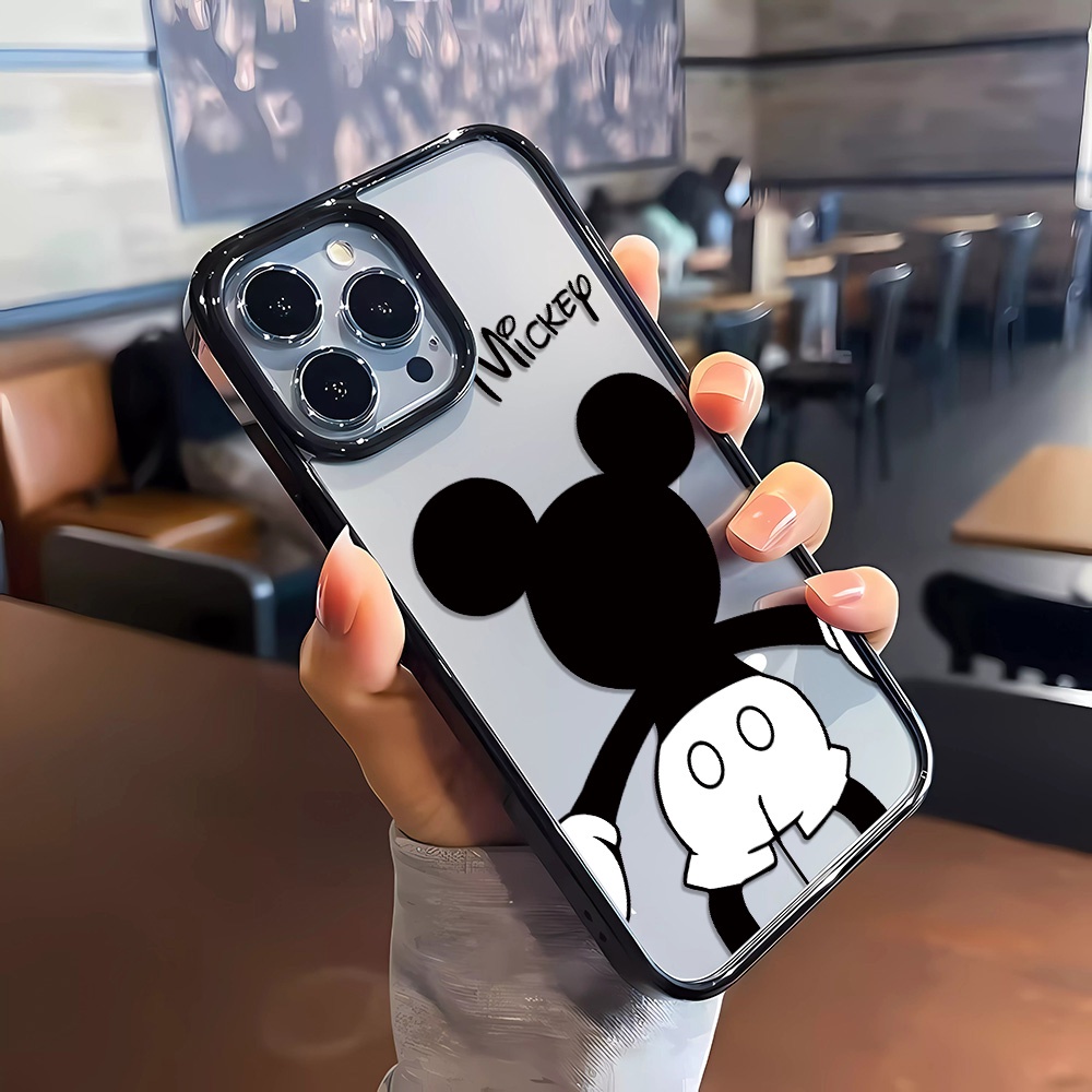 เคสอะคริลิคใส แบบแข็ง ลายการ์ตูนตลก กันกระแทก สําหรับ iphone 14 Pro Max 11 13 12 7 Plus 8 X XS Max