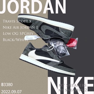 【ขนส่งฟรี】Travis Scott x Nike Air Jordan 1 Low OG SP ของแท้ 100% 💯 รองเท้าผ้าใบ