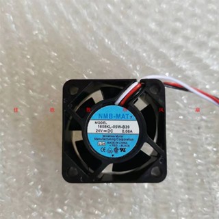 ของแท้ พัดลมระบบ FANUC NMB 1608KL-05W-B39 24V 0.07 0.08A 4 ซม. 4020