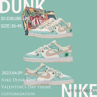 Nike Dunk Low 520 Valentines Day DJ6188-100 Authentic casual shoes sneakers running shoes