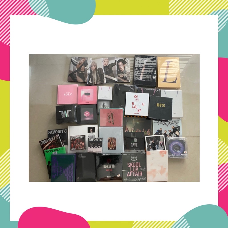 🐿️พร้อมส่ง🐿️กล่องสุ่ม KPOP อัลบั้ม เต็ม/เปล่า/การ์ดบั้ม ลดราคา - (sale)