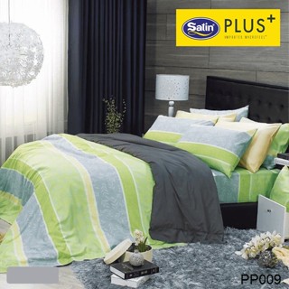 Satin Plus ผ้านวม (ไม่รวมผ้าปูที่นอน) พิมพ์ลาย กราฟฟิก PP009 #ซาตินพลัส ผ้าห่ม