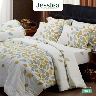 Jessica ผ้านวม 90 x 100 นิ้ว (ไม่รวมผ้าปูที่นอน) Tencel ทอ 500 เส้น พิมพ์ลาย กราฟฟิก T821 #เจสสิกา ผ้าห่ม