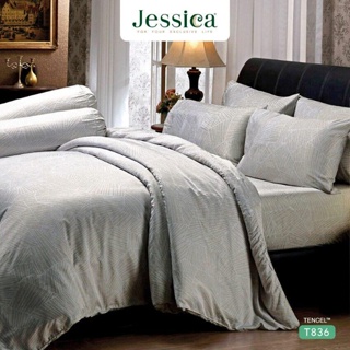 Jessica ผ้านวม 90 x 100 นิ้ว (ไม่รวมผ้าปูที่นอน) Tencel ทอ 500 เส้น พิมพ์ลาย กราฟฟิก T836 #เจสสิกา ผ้าห่ม