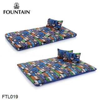 Fountain Picnic ที่นอนปิคนิค พับเก็บได้ 3.5ฟุต 5ฟุต แบทแมน Batman FTL019 #ฟาวเท่น ที่นอนพกพา