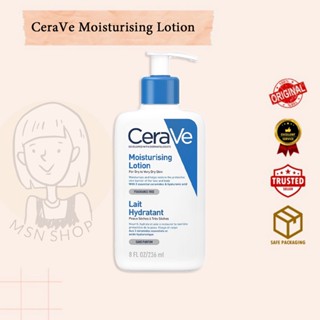 Cerave Moisturising Lotion 236ml โลชั่นบำรุงผิว ผิวชุ่มชื้น สำหรับผิวแห้ง-แห้งมาก